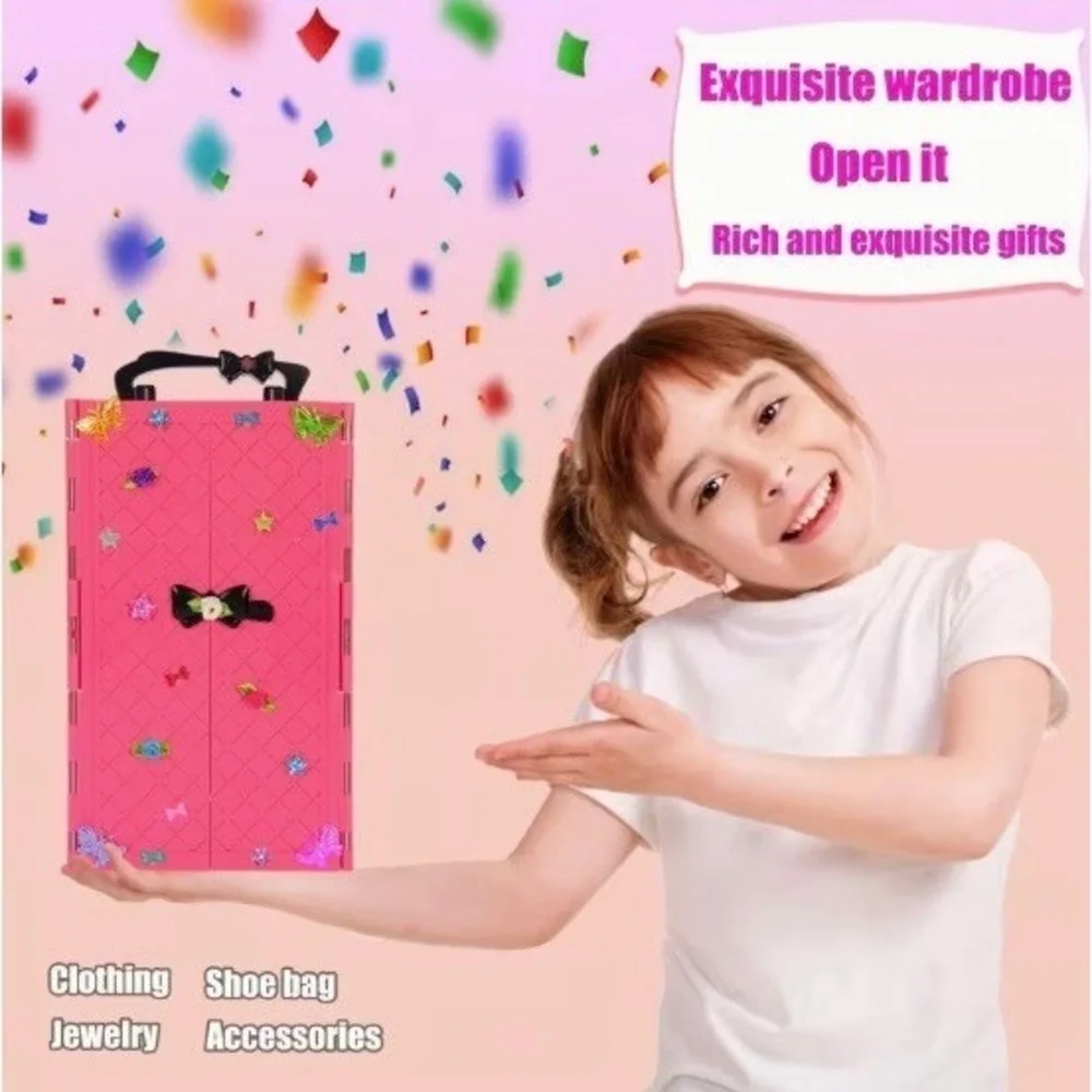 105 Piece Set Fashion Doll‎ Clothing Barbie Outfits Wardrobe Closet Accessories